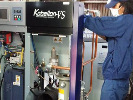 コンプレッサの修理